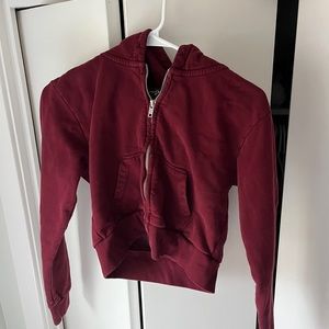 brandy melville cropped hoodie